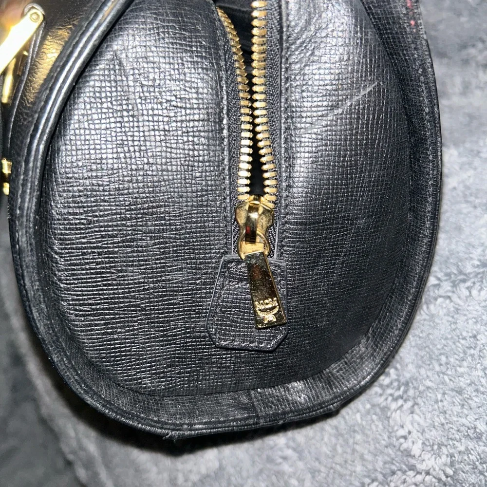 MCM Studded Papillon Barrel Style Bag - Picture 4 of 4